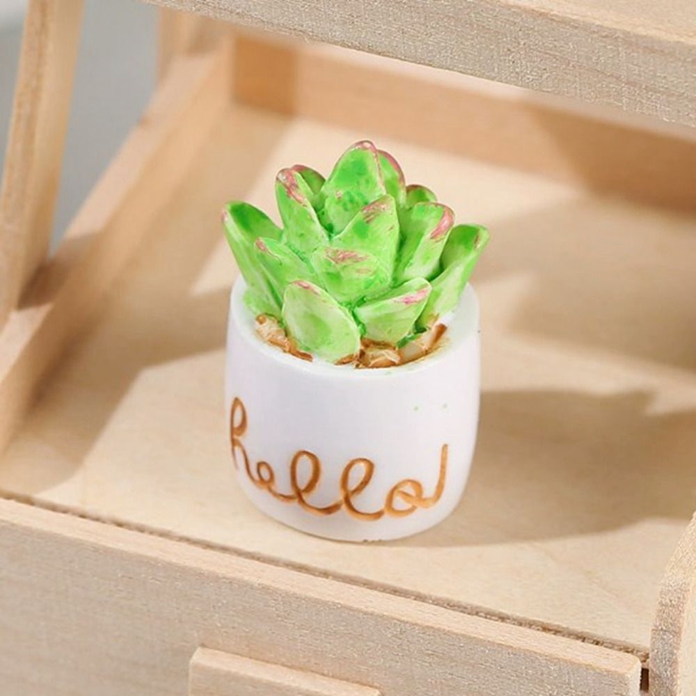 Bonsai Garden House - New 1:12 Dollhouse Miniature Potted Plant