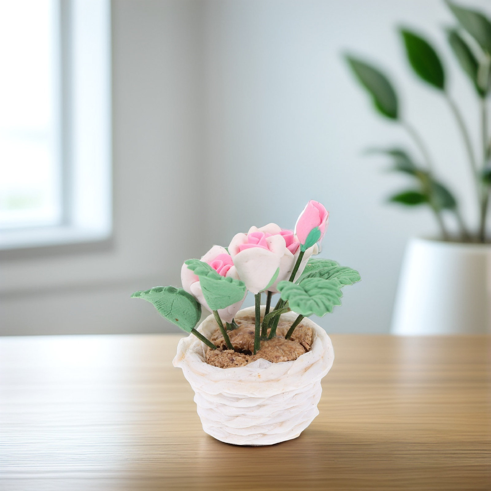 Bonsai Garden House - Realistic Miniature Bonsai Potted Plant Decor