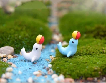 10Pcs/Hedgehog and Cows/Cute A - Bonsai Garden Art recension och pris
