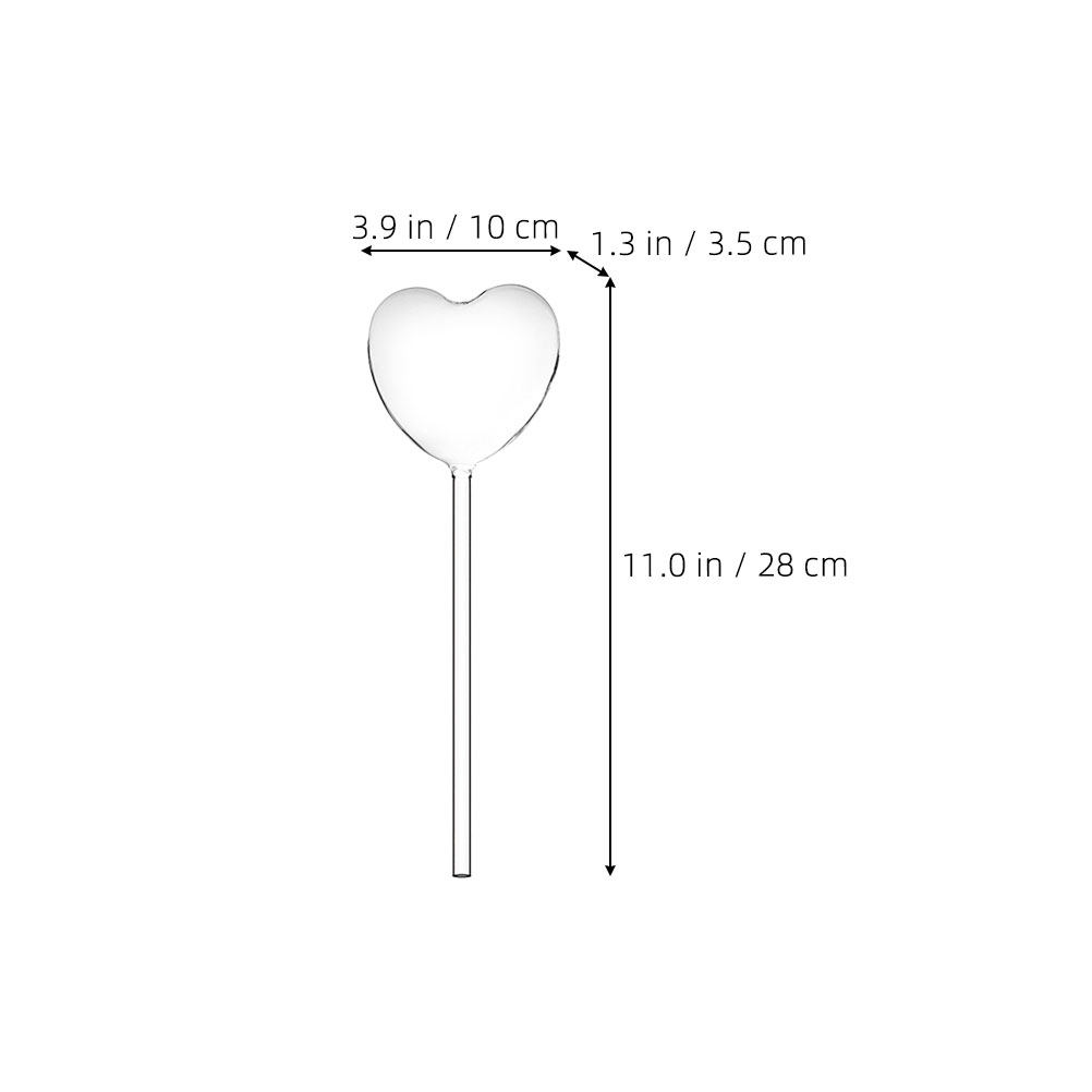 3Pcs Heart Shaped Glass Self W - Bonsai Garden Kit recension och pris