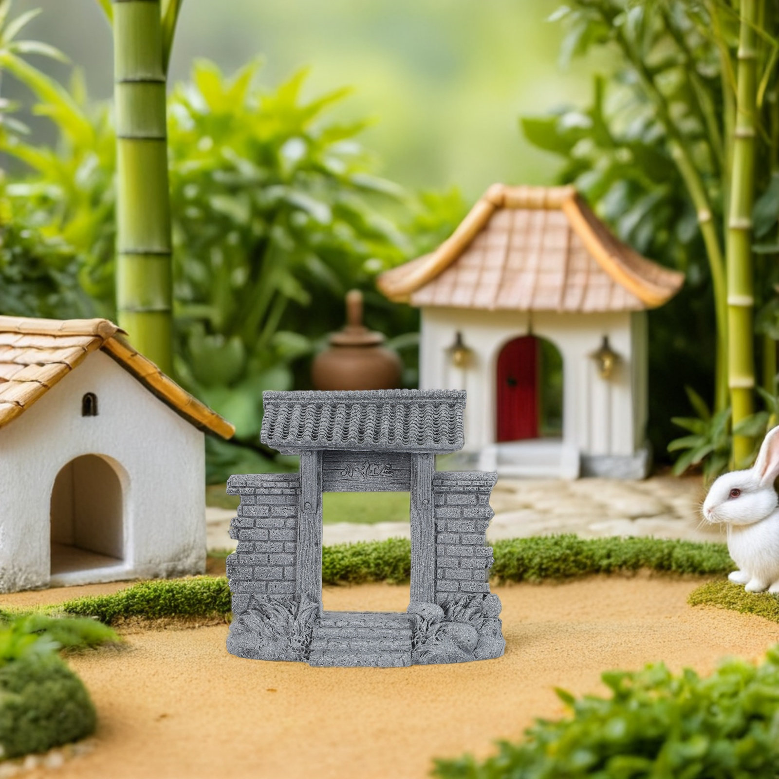 Bonsai Tree Ornament Miniature - Bonsai Garden Entrance recension och pris