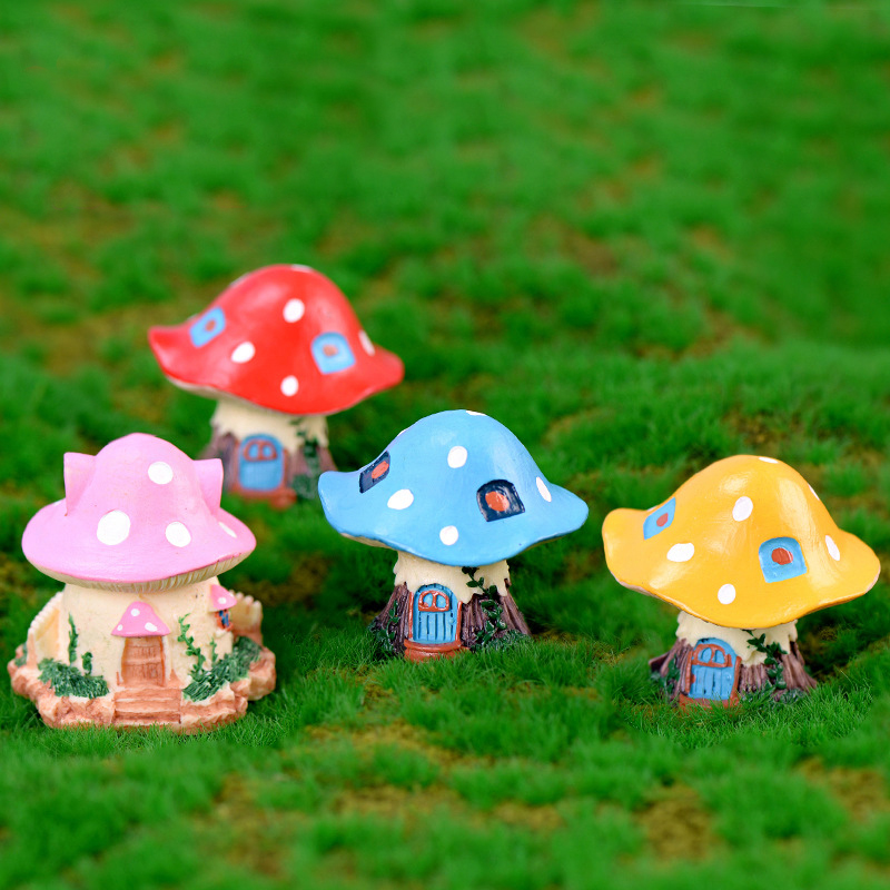 1PC Kawaii Garden Mini Mushroo - Bonsai Garden House recension och pris