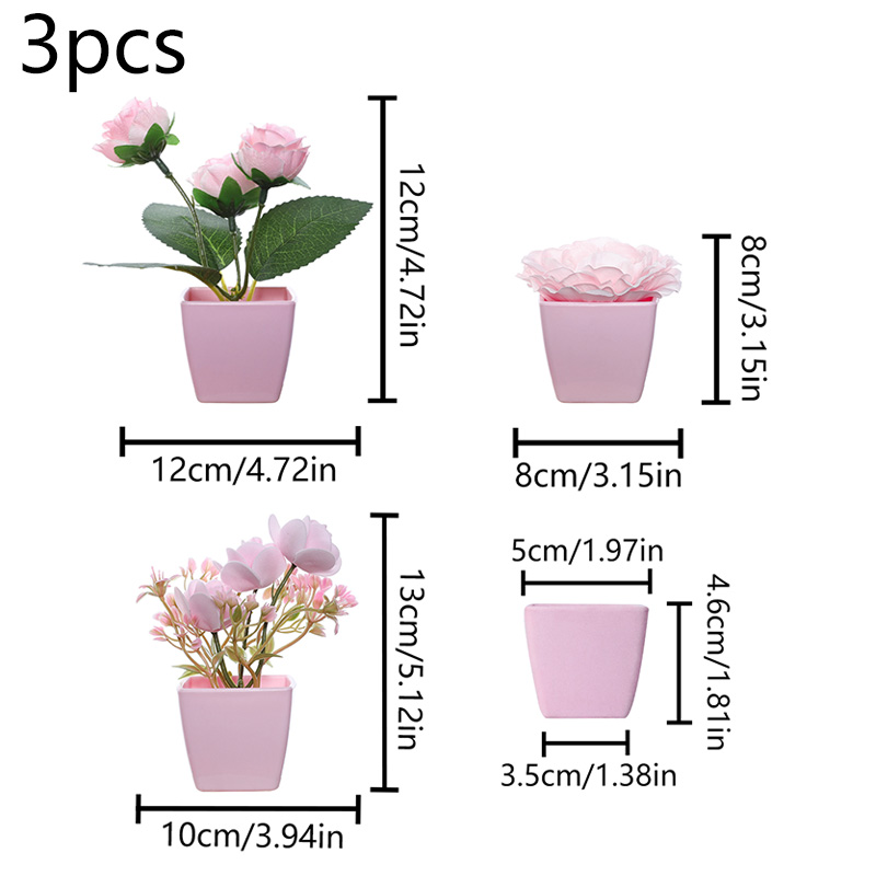 (A set of 3PCS) Simulated Mini - Bonsai Garden Zen recension och pris