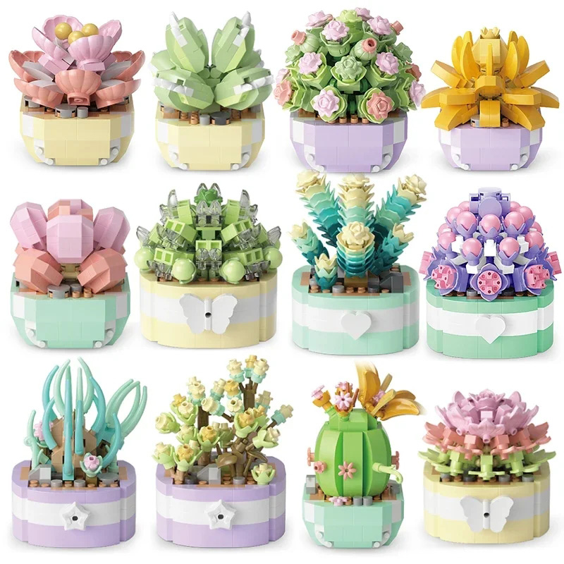 Flower Succulents Building Blo - Bonsai Garden Kit recension och pris