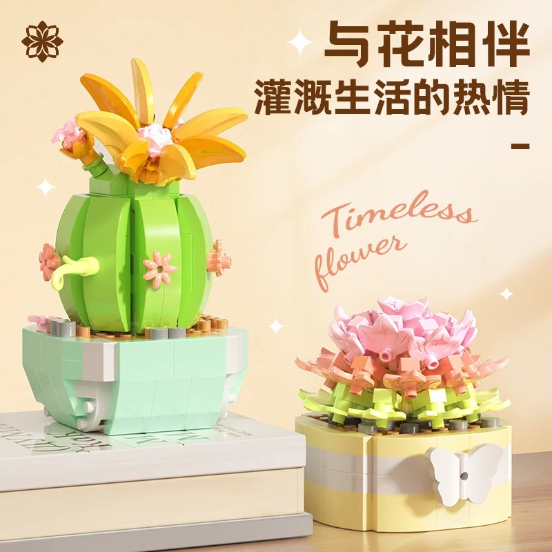Flower Succulents Building Blo - Bonsai Garden Kit recension och pris