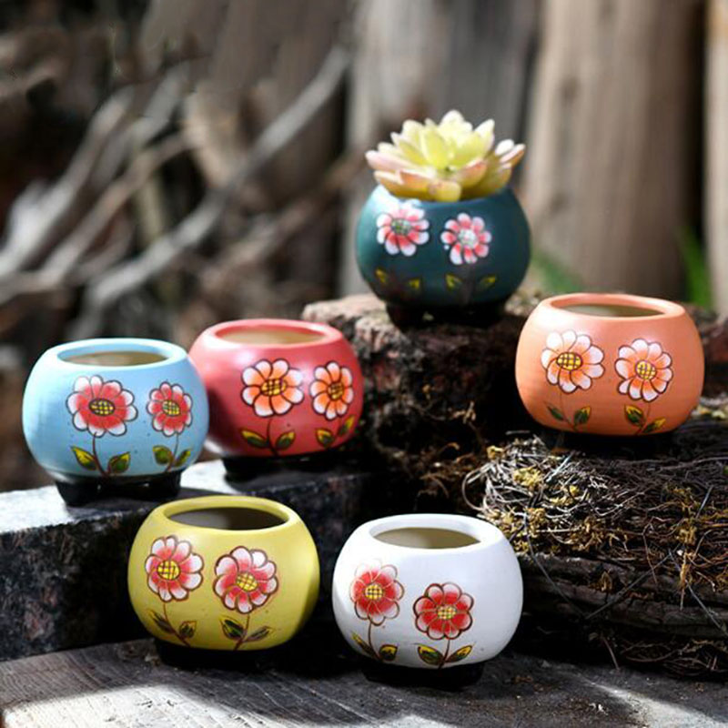 6 Pcs/Set Porcelain Handpainte - Bonsai Garden Art recension och pris