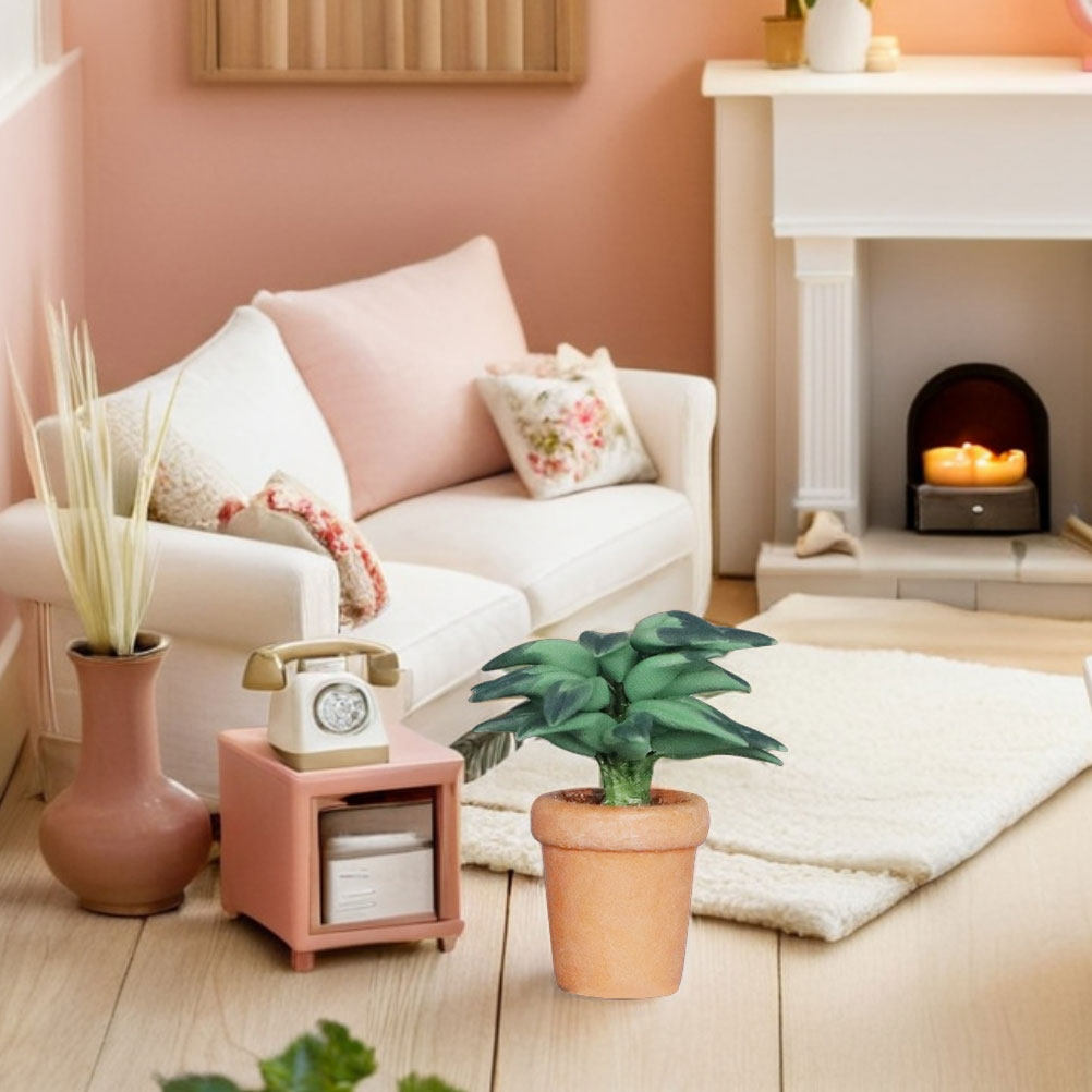 Miniature Artificial Potted Pl - Bonsai Garden House recension och pris