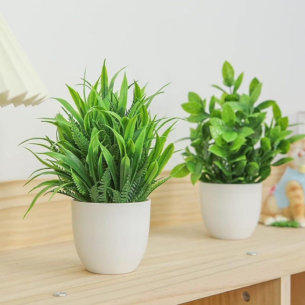 4pcs/set Mini Artificial Plant - Bonsai Garden Zen recension och pris