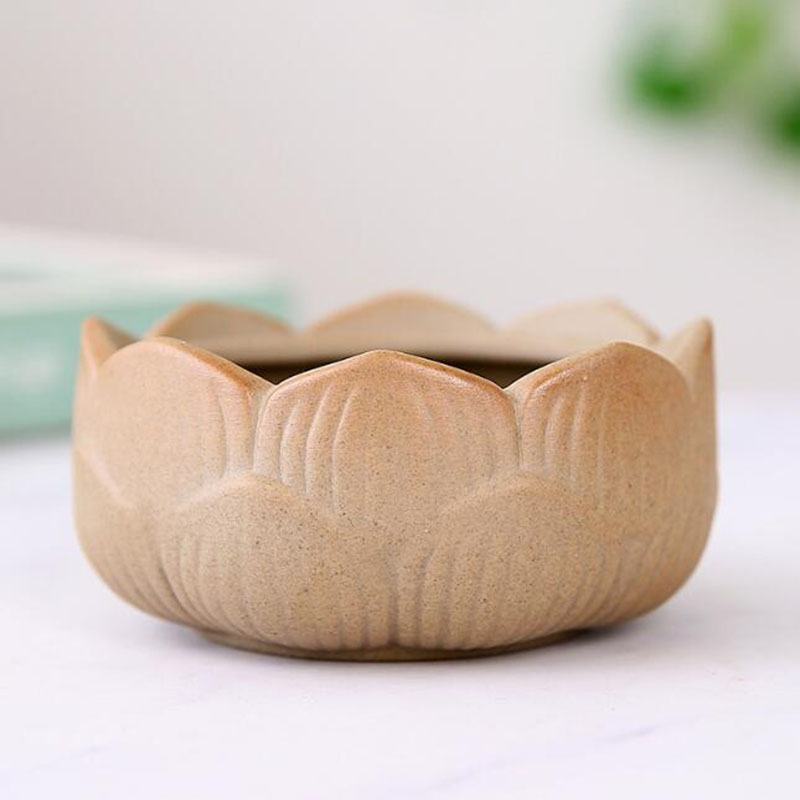 Coarse Pottery Lotus Green Pla - Bonsai Garden Art recension och pris