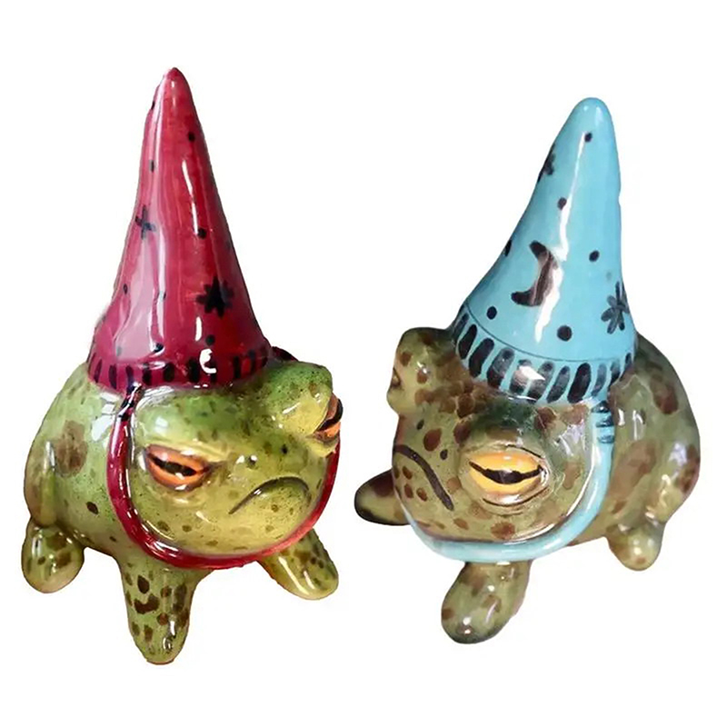Witch Hat Little Frog Statue R - Bonsai Garden Art recension och pris